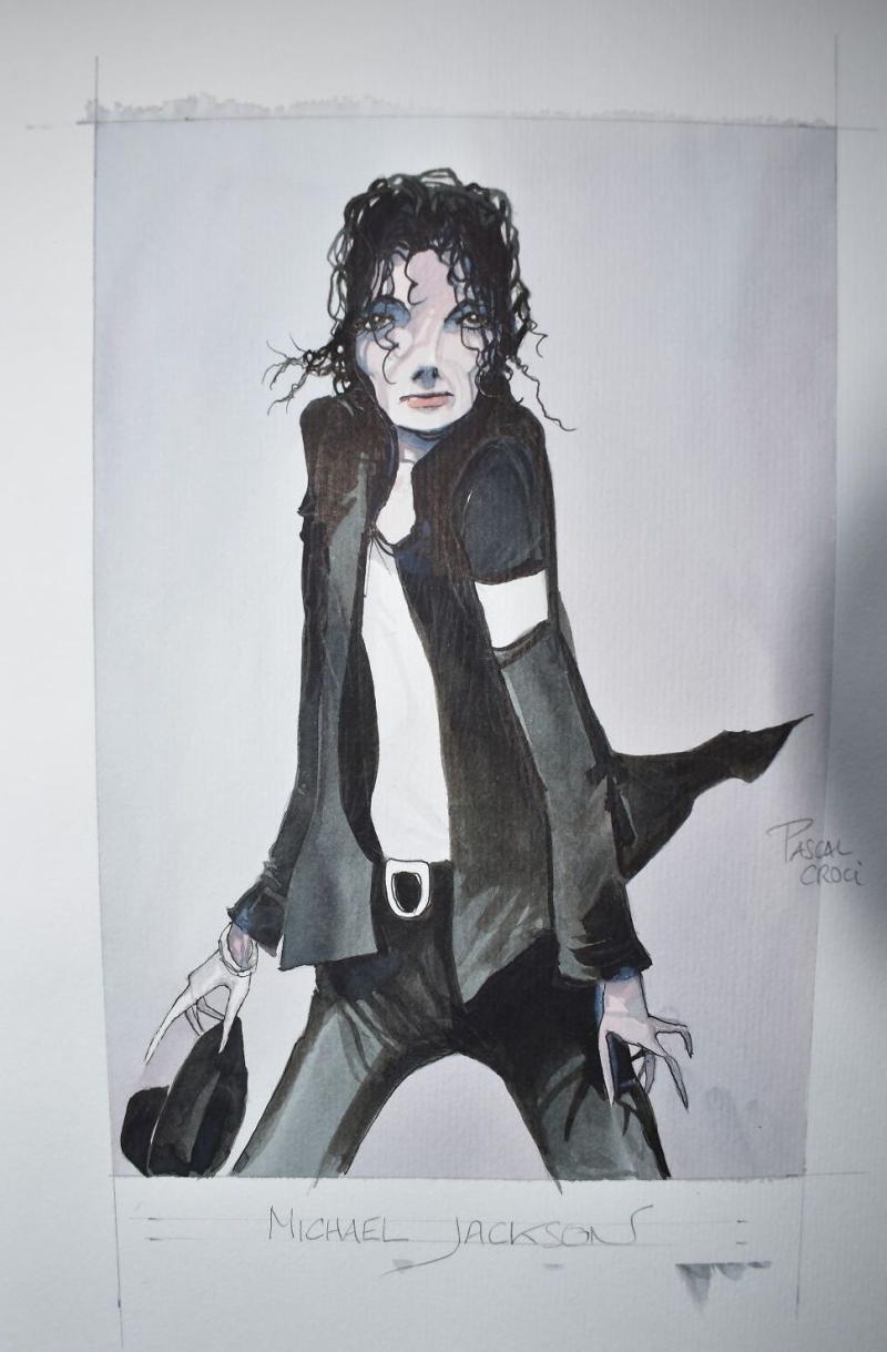 Fan de Michael Jackson avec dessin original