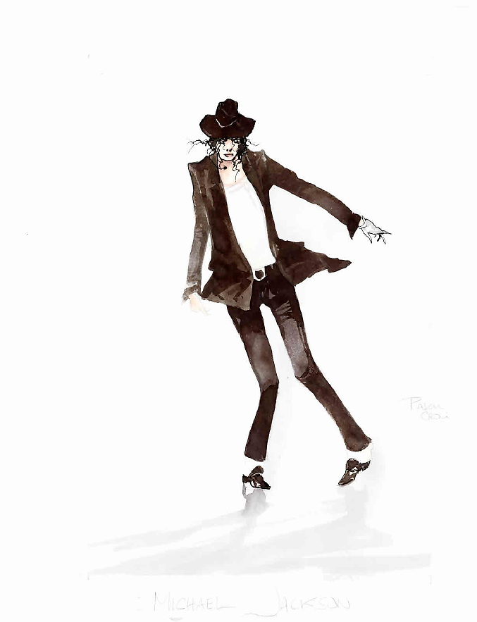 Fan de Michael Jackson avec dessin original